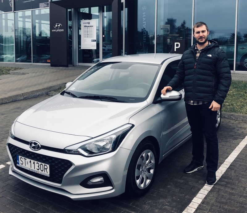 Kolejny Hyundai i20 w naszej firmie